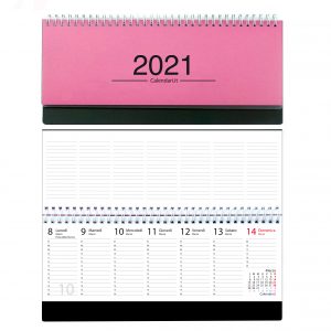 agenda 2021 settimanale da tavolo orizzontale ufficio appunti scrivania tavolo lavoro calendario 2021 fuxia