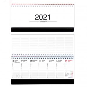 agenda 2021 settimanale da tavolo orizzontale ufficio appunti scrivania tavolo lavoro calendario 2021 bianco
