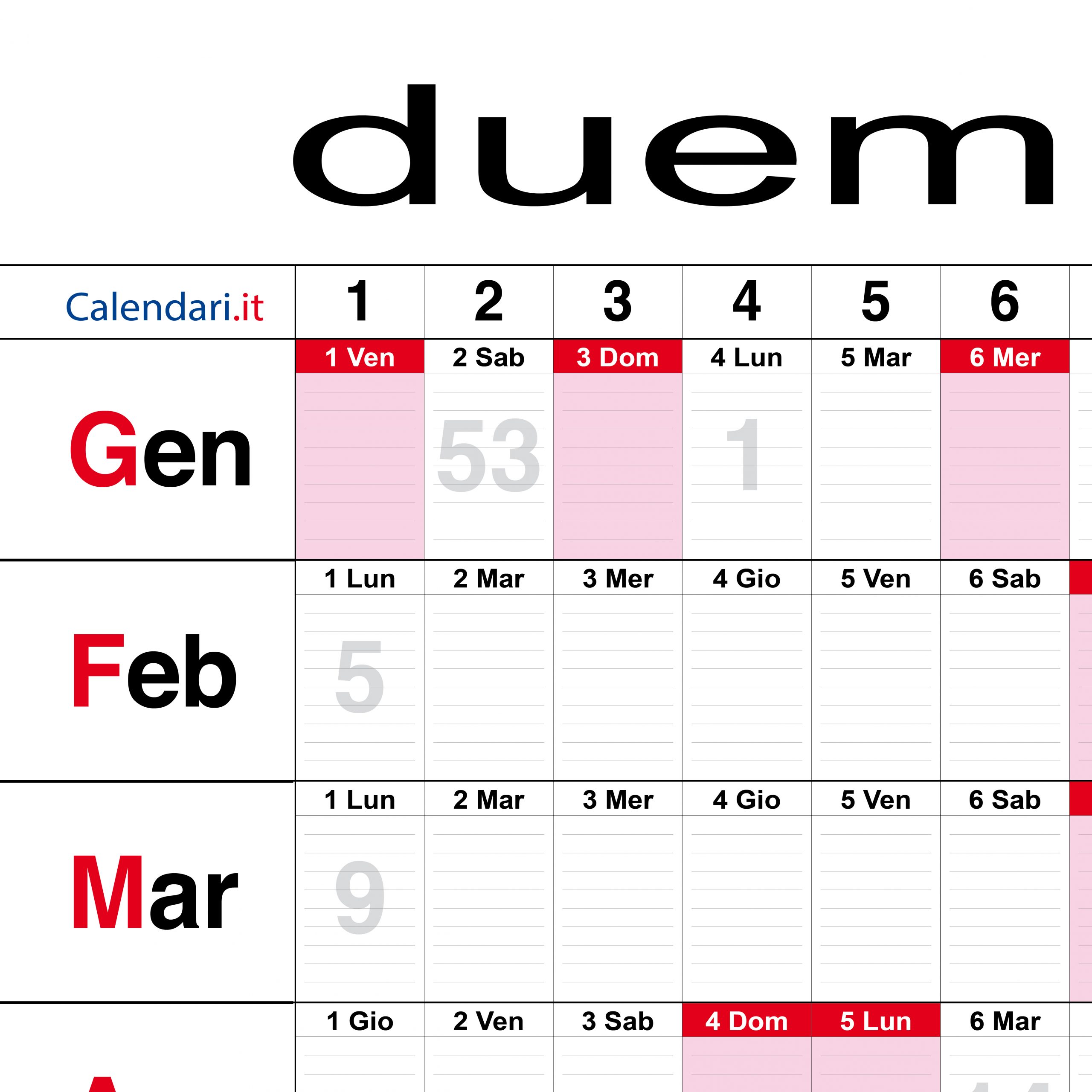 Calendario 2021 Planner Planning Settimanale Da Muro Maxi Calendari It