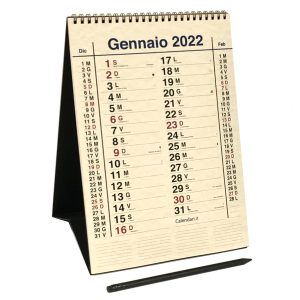 calendario 2022 da tavolo deluxe elegante idea regalo