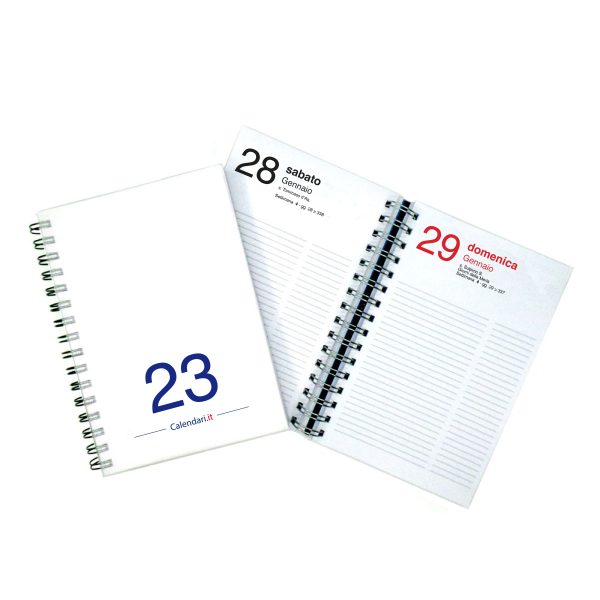 agenda giornaliera 2023 365 giorni bianca calendari it