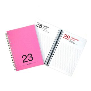 agenda giornaliera 2023 365 giorni fuxia calendari it