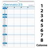 calendario 2023 famiglia colonne persone muro casa lavoro ufficio