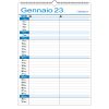 calendario 2023 famiglia family da muro 2 colonne 2 persone