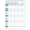 calendario 2023 famiglia family da muro 5 colonne 5 persone