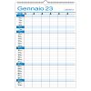 calendario 2023 famiglia family da muro 6 colonne 6 persone