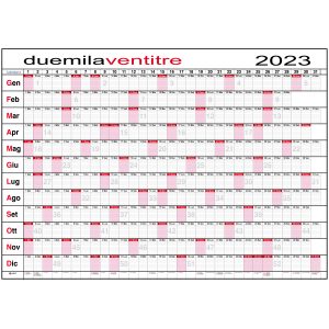 calendario 2023 planner caselle maxi muro appunti parete ufficio lavoro calendari it