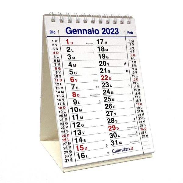 calendario 2023 tavolo scrivania piccolo casa lavoro ufficio calendari it