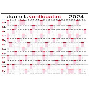 Calendario 2024 Famiglia color - cm. 29 x 42 c/spirale