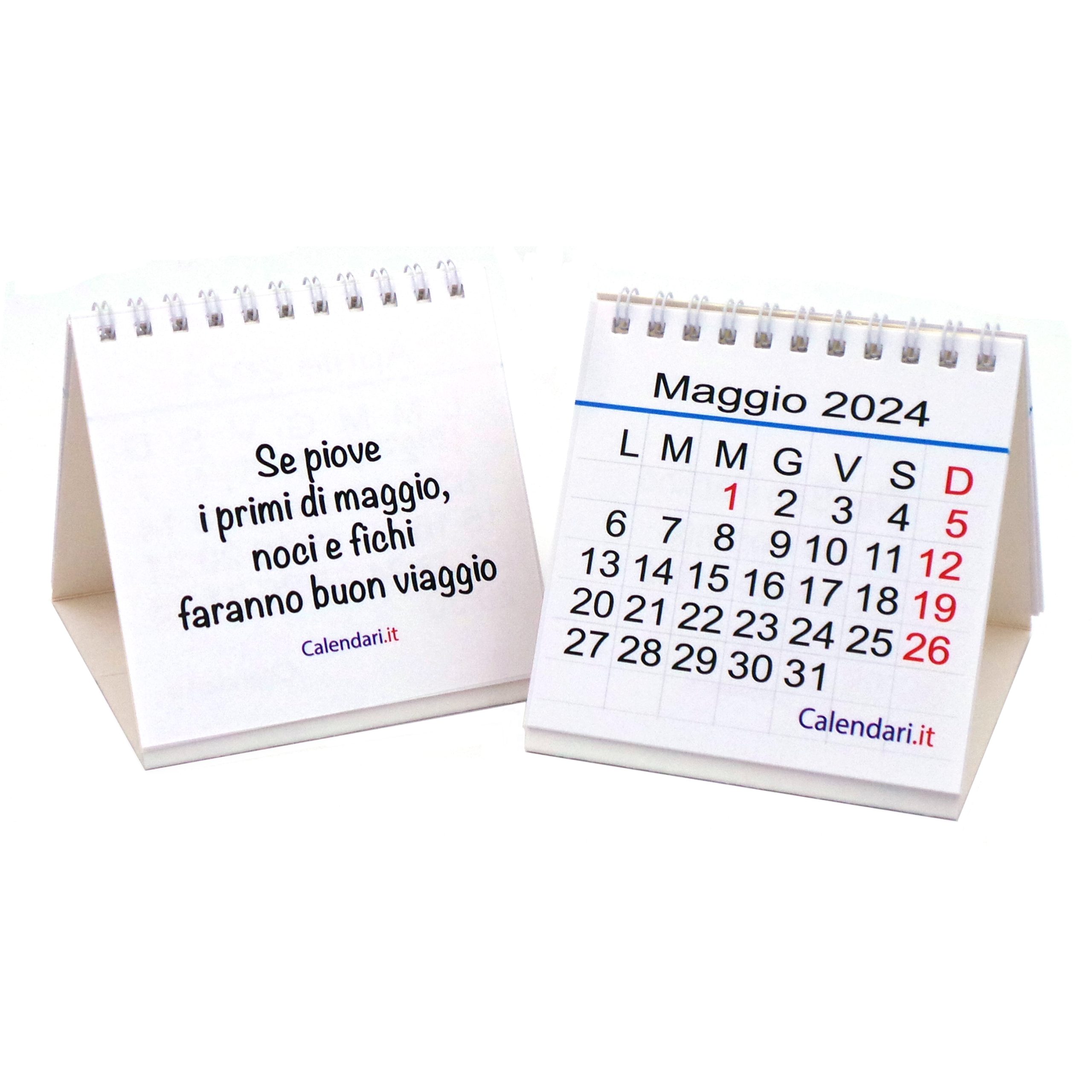 calendario 2024 piccolo aforismi da scrivania ufficio casa italiano calendari it
