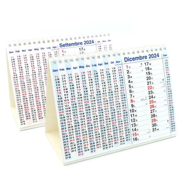 calendario 2024 tavolo scrivania mini planner 12 mesi modello olandese calendari it appunti casa lavoro ufficio