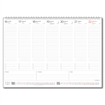 Benjia Calendario Da Muro Tavolo 18 Mesi, A4 Calendari Gen. 2025 A Giu. 2026, Calendar Famiglia Ufficio, Planner Mensile Calendari Per Parete, Agenda Planning Mensile, Fiore 30x22 Cm - Foto 10