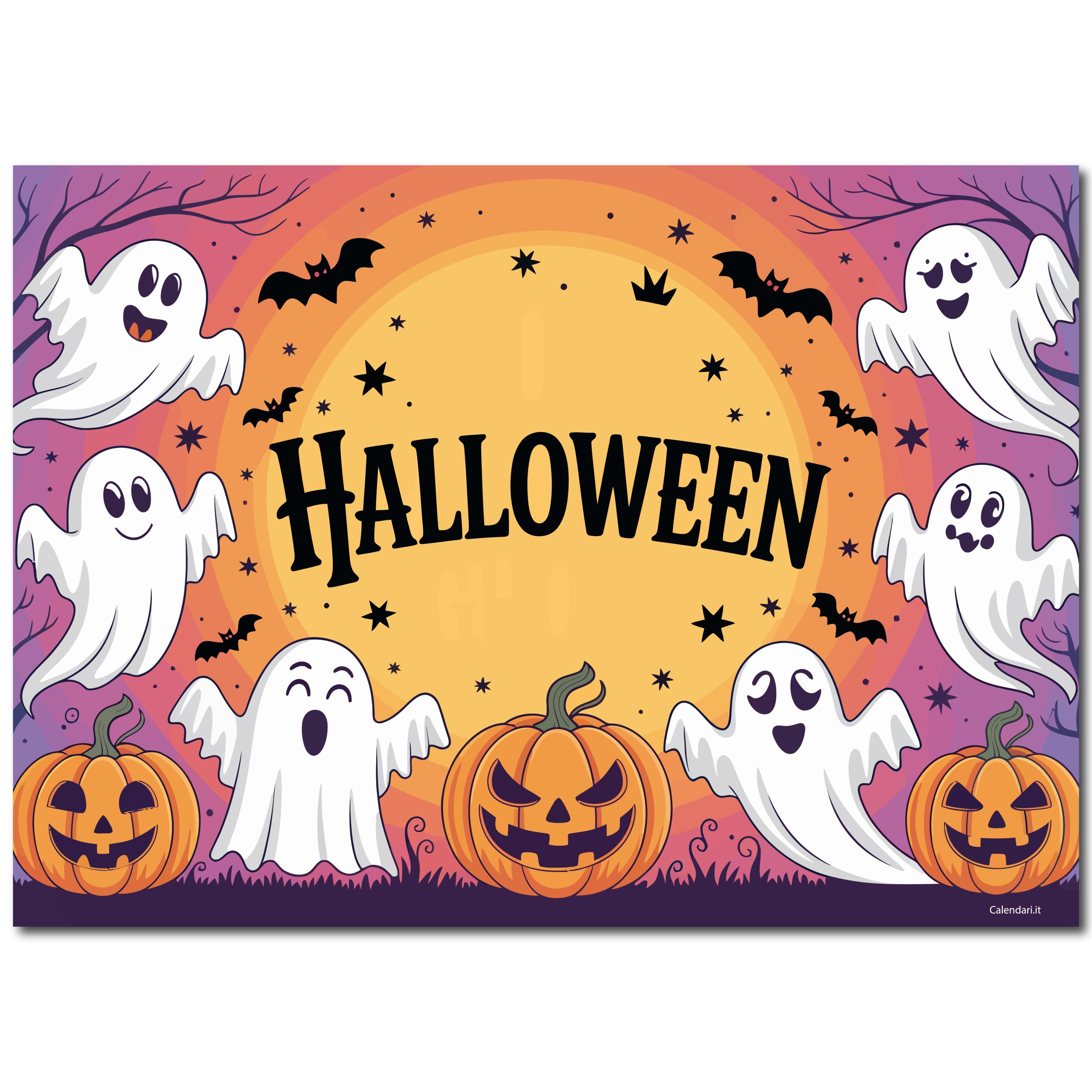 TOVAGLIETTE HALLOWEEN FANTASMI